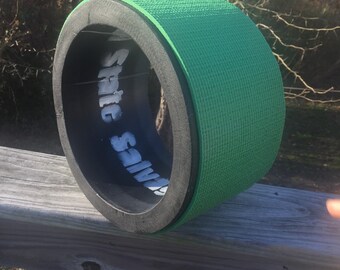 CLEARANCE! Hand Made 11"diameter, 6"width heavy duty yoga wheel made from repurposed pipe