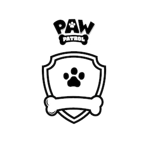Free Free Paw Patrol Svg Black And White 663 SVG PNG EPS DXF File