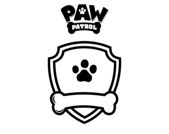 Paw Patrol SVG, paw Patrol logo, clip art in digital format svg, eps, DXF, PNG. For cameo Silhouette, Cricut, cutting file