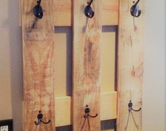 Rustic Bath Towel & Robe Hanger