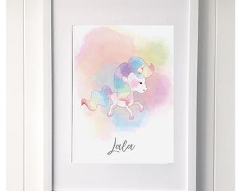 Unicorn 'Lala' print