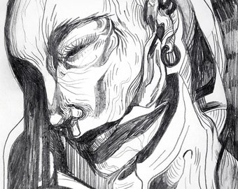 Original illustration - Humaine