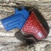 RESERVED for Sayra-Custom Holster for Sig P238-Red Red Red!