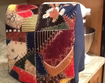 KitchenAid Stand Mixer Cover Crazy Quilt fabric Kitchen Aid