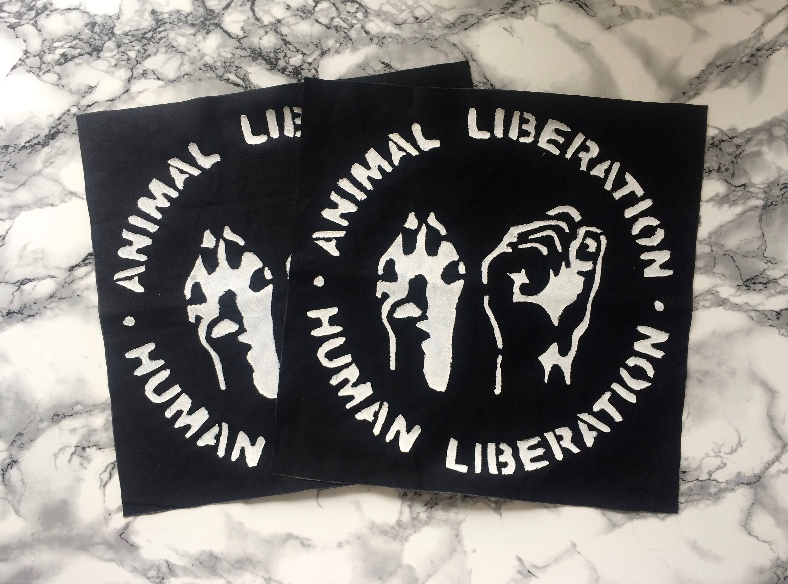 Animal Liberation Human Liberation Back Patch