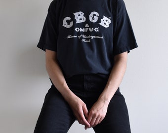 vintage CBGB official tee shirt / band t-shirt / m
