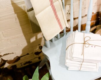 French linen tea towel