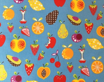 FABRIC -5.5 yards- Alexander Henry -Willow Orchard - Fruit