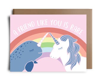 A Friend Like You Is Rare Greeting Card