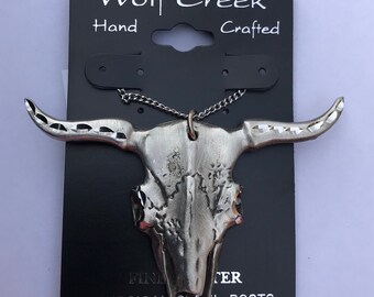 Longhorn necklace