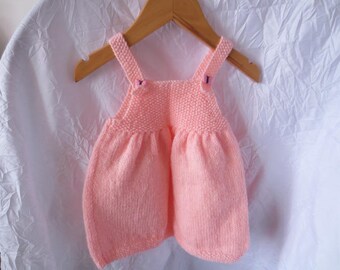 Baby Pink strapless dress handmade