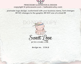 1334-8 newborn logo, baby logo, newborn business, logo branding, boutique logo, business branding, business logo design, cute baby