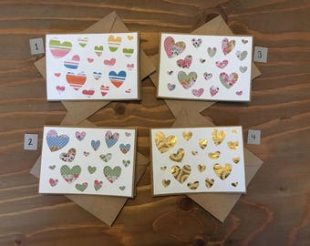 CLEARANCE-Love Card- Hearts- For Girlfriend- For Boyfriend