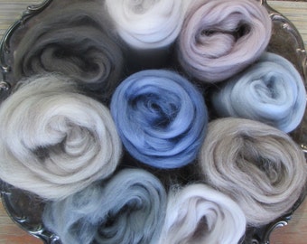 Ashland Bay Expanded GRAYS Merino Collection for Spinners and Felters