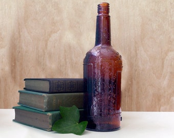 Vintage Amber Lord Calvert Whiskey Bottle