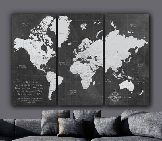 pin world map