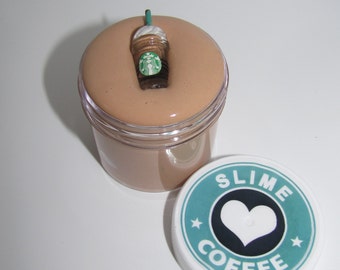cappuccino starbucks coffee mocha caramel frappuccino inspired DAISO slime charm included scented 40 fragrance scents to choose from