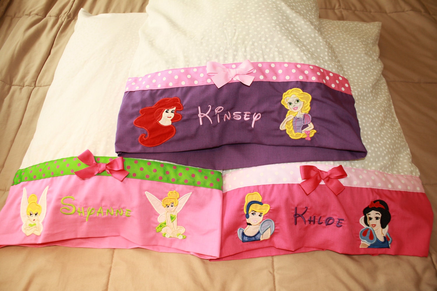 Disney Character Cruise Personalized Autograph Pillowcase