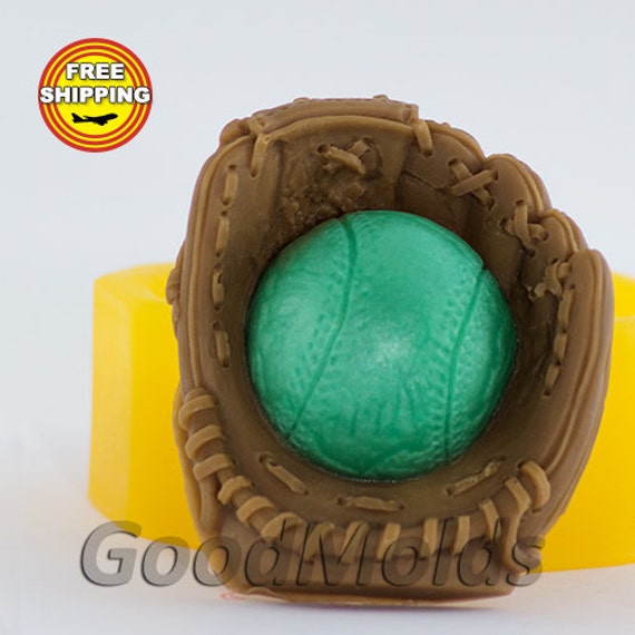 Baseball glove soap mold Foodgrade silicone molds Baseball