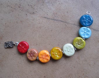 Lampwork Beads - SueBeads - Round Beads - Round Bead Set - Moroccan -Glass Bead Set - Handmade Lampwork Beads - SRA M67