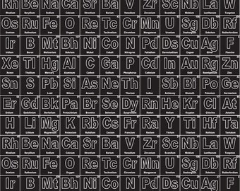 periodic table fabric riley blake c4550 black periodic novelty by becky marie designs chemistry fabric science fabric elements cotton - Periodic Table Fabric periodic table fabric riley blake c4550 black periodic novelty by becky marie designs chemistry fabric science fabric elements cotton - Periodic Table Fabric