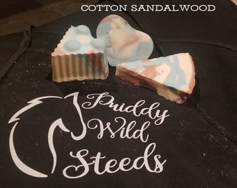 Cotton Sandalwood Soap/ Scented Soap/ Handmade Soap