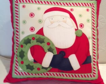 Holiday Red Santa Pillow Cover