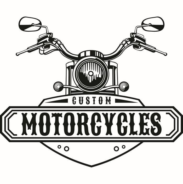 Download Motorcycle Logo 1 Handle Bars Light Custom Bike Biker