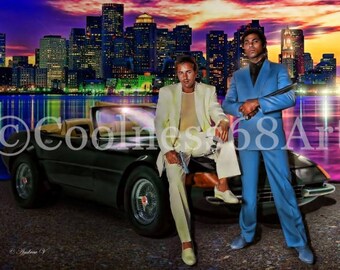 Miami Vice Original Art Print