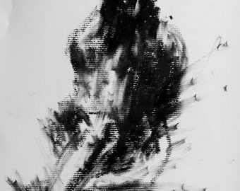 Haunting Fine Art Figure Drawing, No. 26