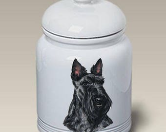 Scottish Terrier Ceramic Treat Jars