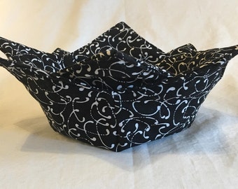 Microwave Bowl Cozy, microwave bowl holder, soup cozies, soup bowl hot pad, icecream bowl holder, cozy, hot or cold cozy