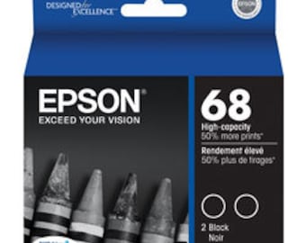 Epson DURABrite T068120-D2 Ultra 68 High-capacity Inkjet Cartridge Multipack - 2