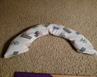 Fun safari neck warmer, microwavable heating pad