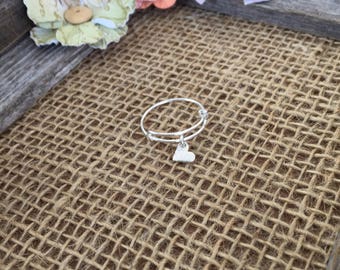Little Heart Charm Ring