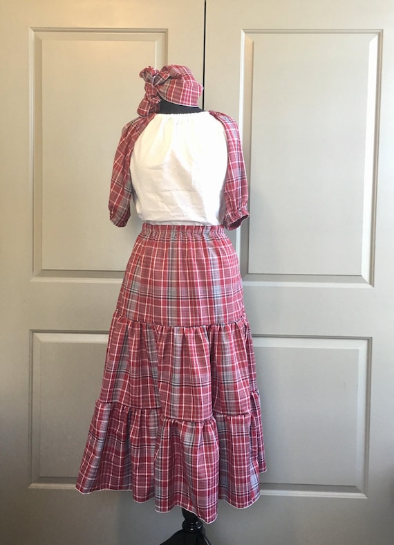 Jamaican Traditional Bandana Skirt Set Heroes Day Adult