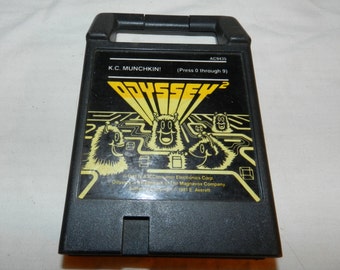 K. C. Munchkin - Vintage 1981 Game Cartridge for the Magnavox Odyssey 2 video game console - Early Collectible Video Game Cartridge 32-10