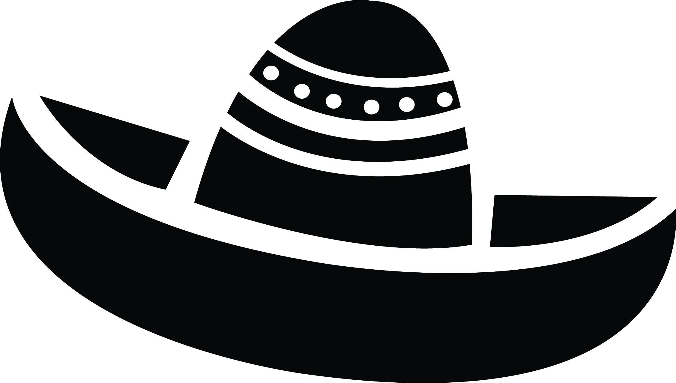 Mexico Sombrero svg, Mexico Sombrero hat Svg, Sombrero Svg, Mexico