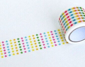 Color Pentagram Washi Tape