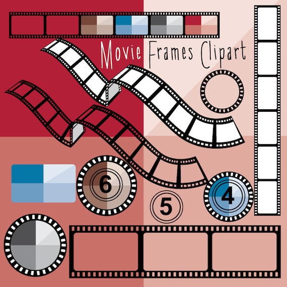 movie reel picture frame