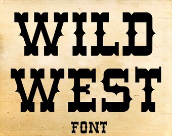 Cowboy letters | Etsy