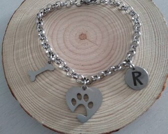 Steel bracelet. Reminder bracelet.