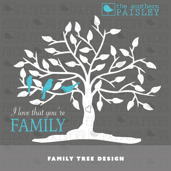 Download Family Tree Design .svg/.eps/.dxf/.ai for Silhouette Studio