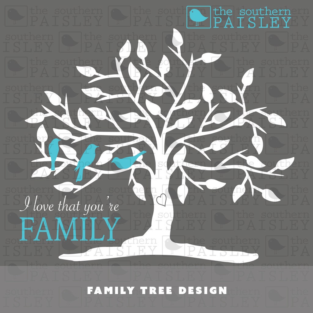 Download Family Tree Design .svg/.eps/.dxf/.ai for Silhouette Studio