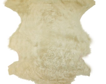 Glacier Wear Tuscan Lamb Hide Pelt Fur Cream