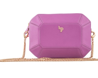 Gift for her | Leather clutch bag | leather pouch | Pink clutch bag | bridal clutch | bridesmaid clutch | luxury clutch | unique gift