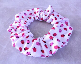 Little LadyBug Handmade Hair Scrunchie 100% Cotton