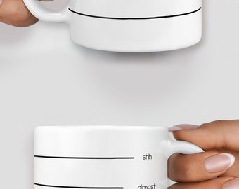 Shhh, almost, now you may speak, never mind time to poop mug - Christmas mug - Funny mug - Rude mug - Mug cup 4P123
