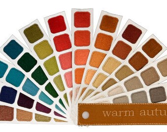 Color Harmony Swatch Book for Warm Autumn