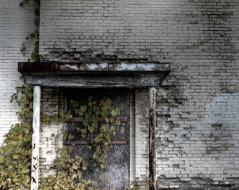 Grand Traverse Commons Photograph, Traverse City, Michigan, Abandoned Building, Old Building Photo, State Hospital Photography